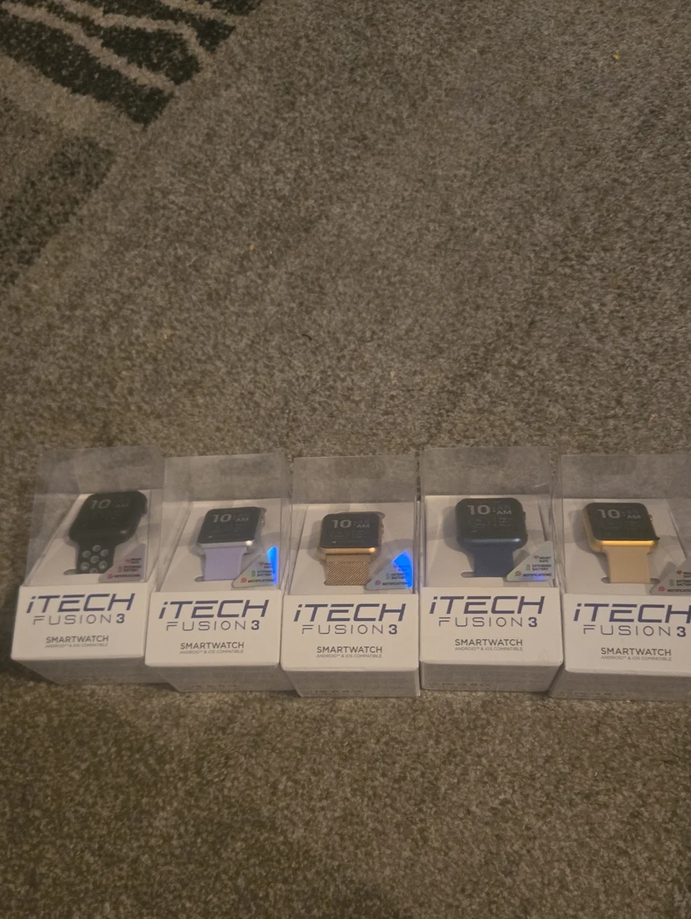 Fusion 3 Smartwatch - Multiple Color Options GET ALL FIVE ONE PRICE